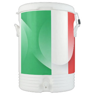Italian Flag Igloo Beverage Cooler