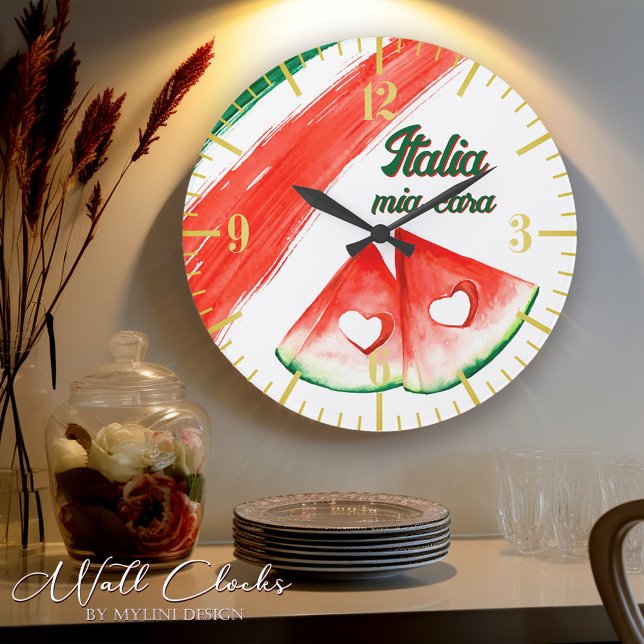 Italian Flag inspired Wall Clock (Creator Uploaded)
