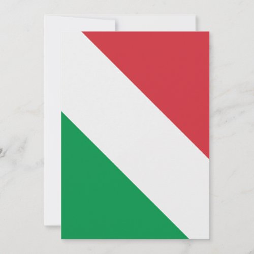 Italian Flag Custom Invite