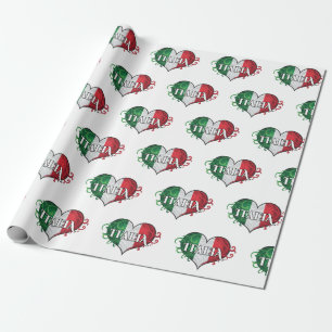 Italian Flag Italia Design Wrapping Paper