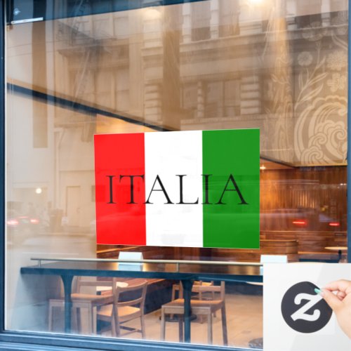 Italian Flag Italia Sign