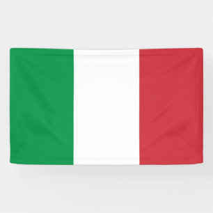 Italian Flag (Italy) Banner