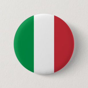 Italian Flag (Italy) Button