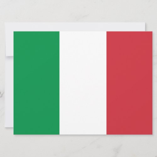 Italian Flag Italy Card