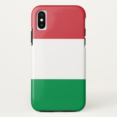 Italian Flag Italy iPhone X Case