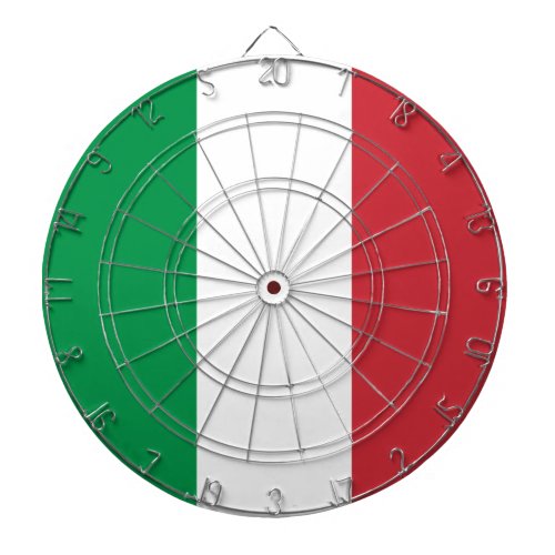 Italian Flag Italy Dart Board