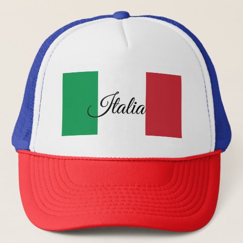 Italian flag  Italy _ fashion travel sports fan Trucker Hat