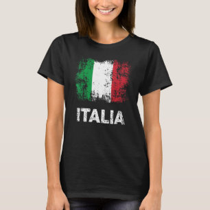Italian Flag Italy Patriotic Italia Flag T-Shirt