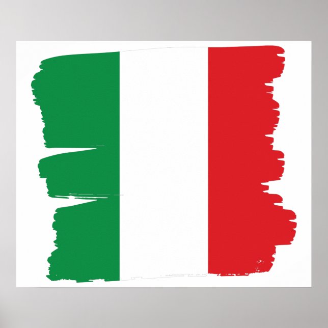 Italian Flag Italy Poster (Front)