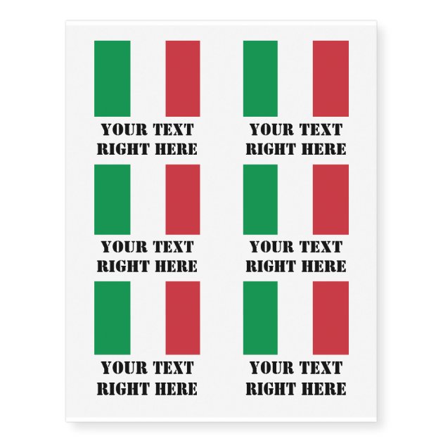 Italy  Italy  flag  Tattoo Ripped Sticker for Sale by WdiCreative   Redbubble