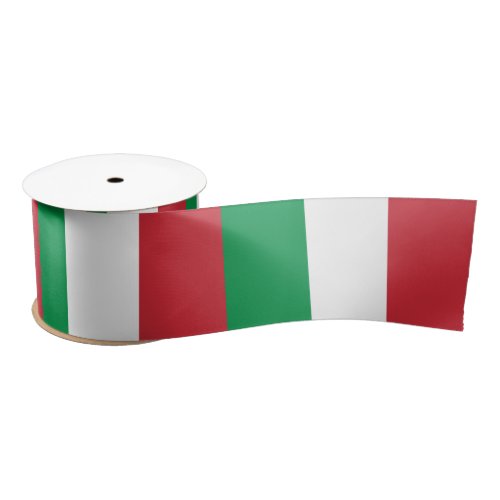 Italian Flag Italy Satin Ribbon