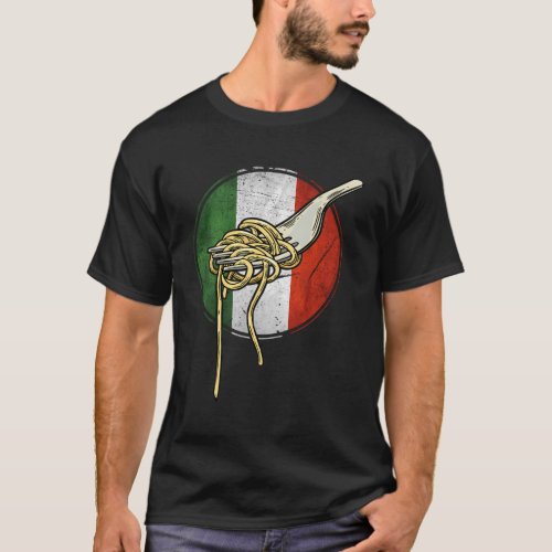 Italian Flag Italy Spaghetti Italia Pasta T_Shirt
