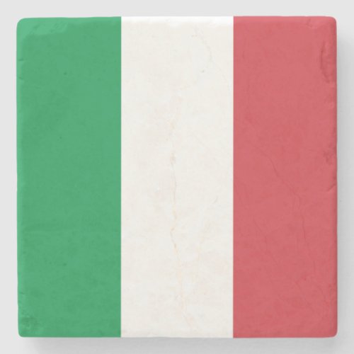 Italian Flag Italy Stone Coaster