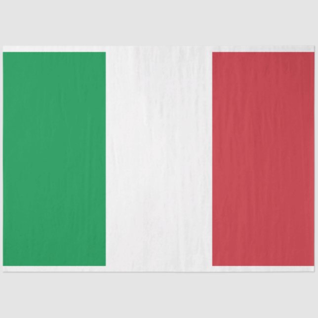 Italian Flag (Italy) Tissue Paper (Front)