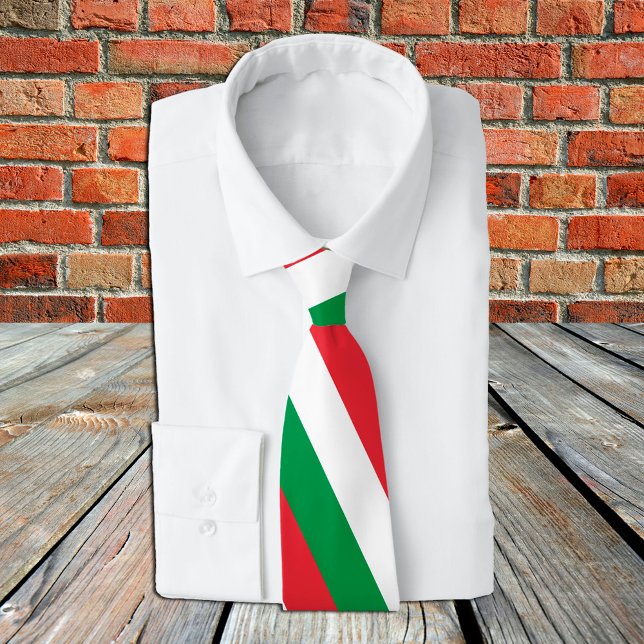 Italian Flag & Italy travel, holiday /sport fans Neck Tie (Creator Uploaded)