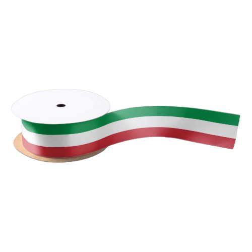Italian Flag  Italy travel holiday sport fans Satin Ribbon