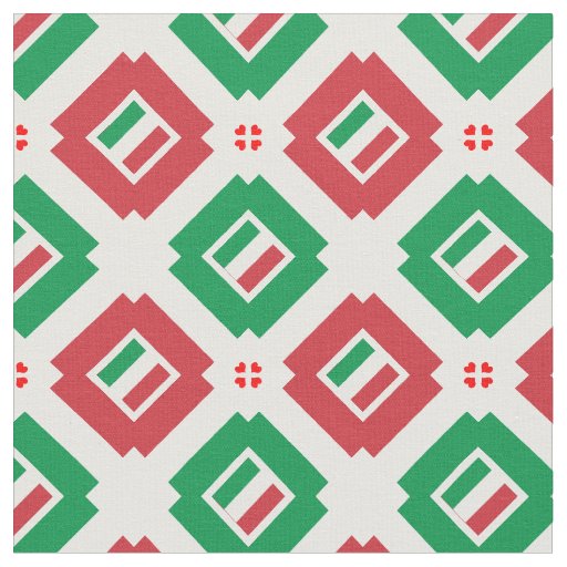Italian Flag & Italy Trendy Fabric fashion