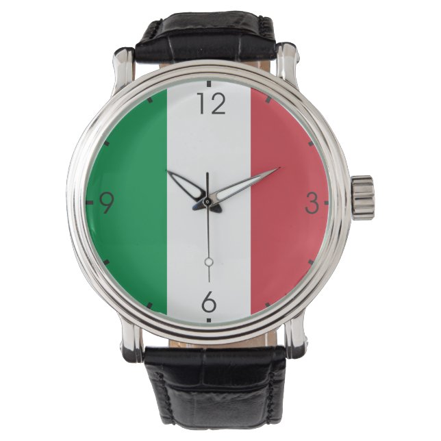 Italian Flag (Italy) Watch (Front)