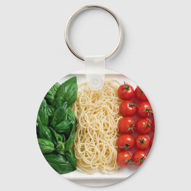 Italian Flag Keychain (Front)