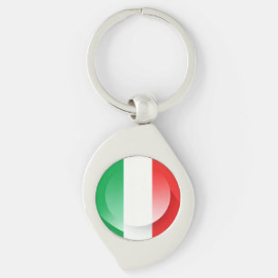 Italian Flag Keychain