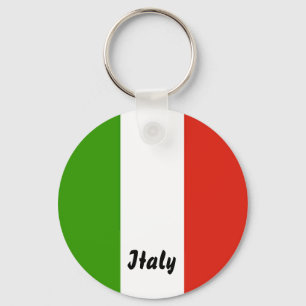 Italian Flag Keychain