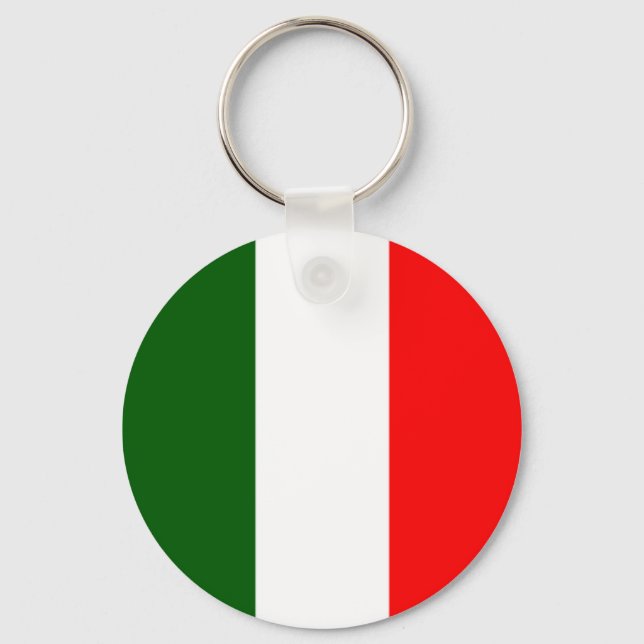 Italian Flag Keychain (Front)