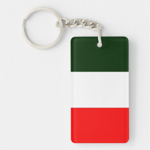 Italian Flag Keychain