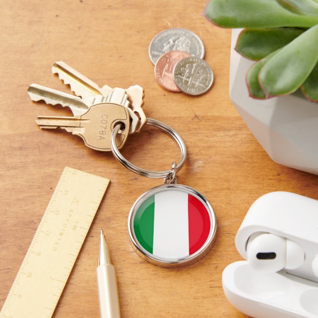 Italian flag keychain (Desk)