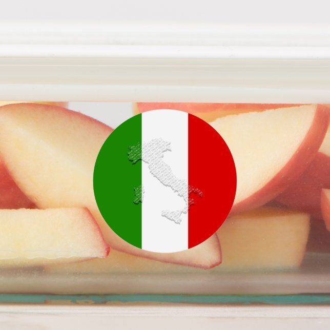 Italian flag kids' labels (Affixed)