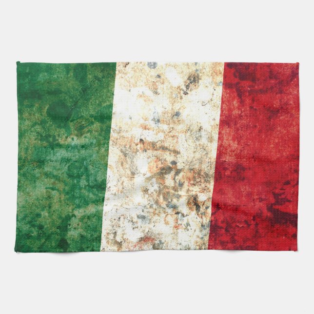 Italian Flag Kitchen Towel (Horizontal)