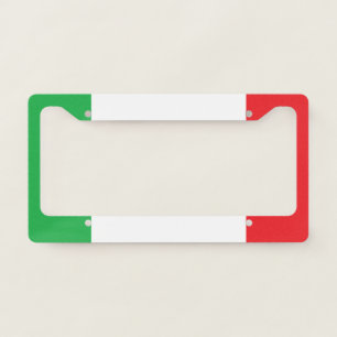 "Italian Flag" License Plate Frame