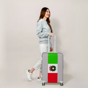 Italian flag luggage