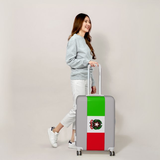 Italian flag luggage (Scale)