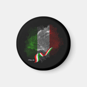 Italian flag magnet