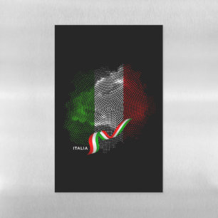 Italian flag magnetic dry erase sheet