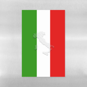 Italian flag magnetic dry erase sheet