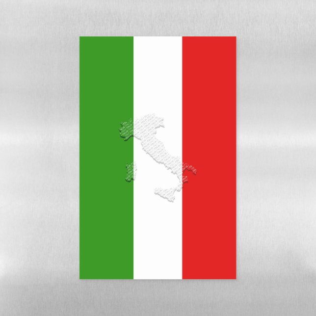 Italian flag magnetic dry erase sheet (Vertical)