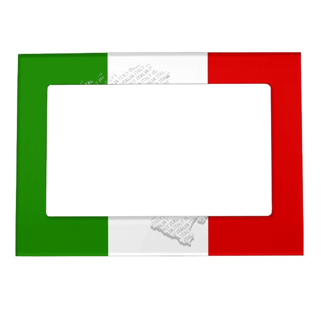 Italian flag magnetic frame (Front)