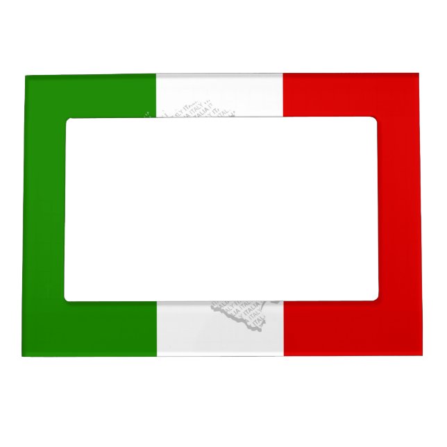 Italian flag magnetic frame (Front)