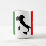 Italian Flag &amp; Map Design  Coffee Mug