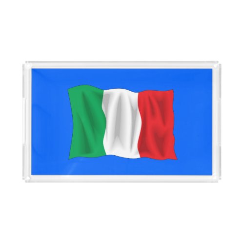 Italian Flag Medium Tray