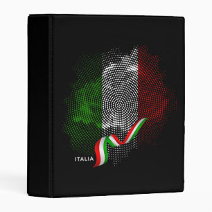 Italian flag mini binder