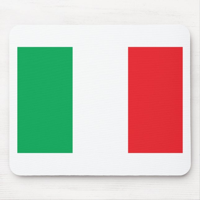 Italian Flag Mouse Pad (Front)