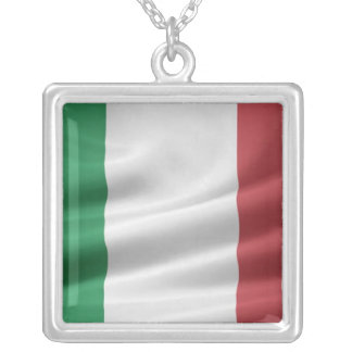 Italian Flag Necklace