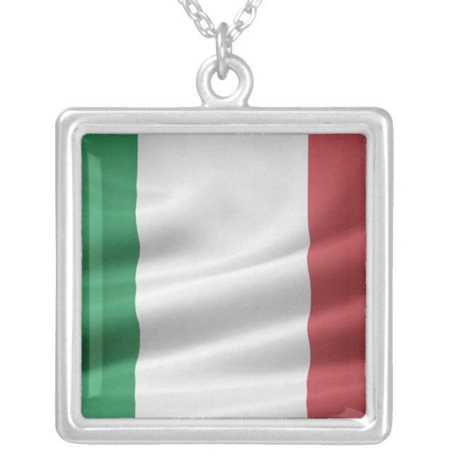 Italian Flag Necklace (Front)