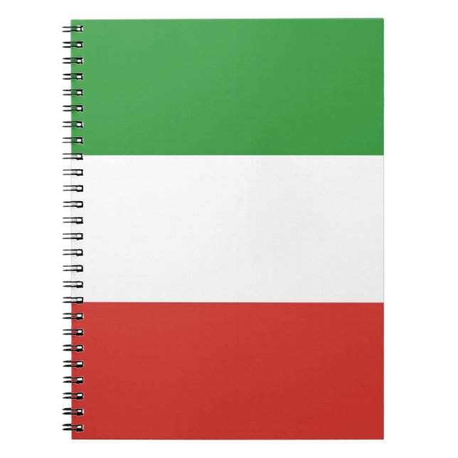 Italian Flag Notebook (Front)