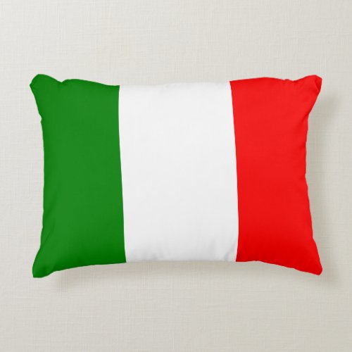 Italian Flag of Italy Bandiera dItalia Tricolore Accent Pillow