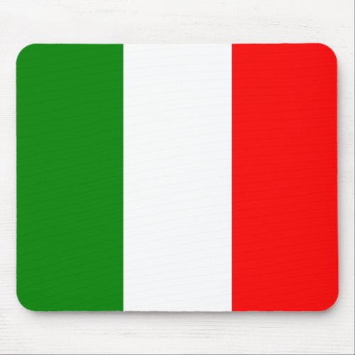 Italian Flag of Italy Bandiera dItalia Tricolore Mouse Pad