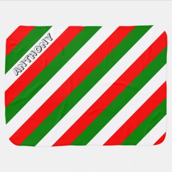 Italian Flag Of Italy Bandiera D'italia Tricolore Swaddle Blanket by Classicville at Zazzle