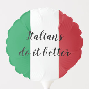 Italian flag of Italy Birthday party Balloon